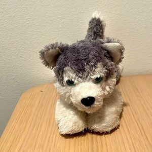 Like-New Aurora Small Husky Stuffed Animal
